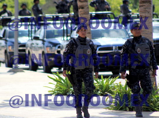 Banderazo de salida a la Gendarmería  para  el Operativo Cancun