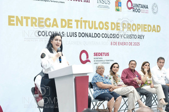 Entregan titulos de propiedad a familias solidarenses