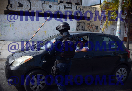 La Guardia Nacional mantiene operativo de seguridad en Cancún