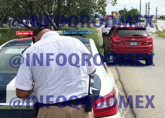 Operativo por autos polarizados 
